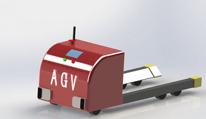 AGV物流系統(tǒng)已經(jīng)成為工廠物流轉(zhuǎn)型的最佳選擇（一）（無線充電）